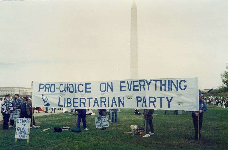Libertarian protest