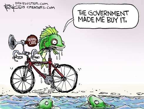 Obamacare, like a fish with a bicycle