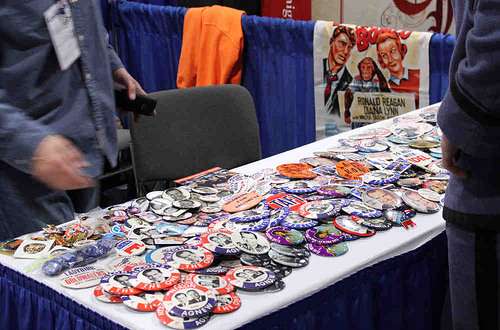 This is a bonus scene ||| CPAC button booth