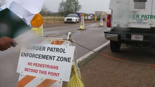 Border Patrol checkpoint