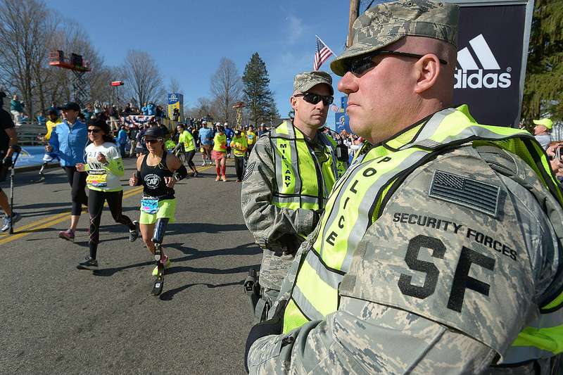 Boston Marathon security
