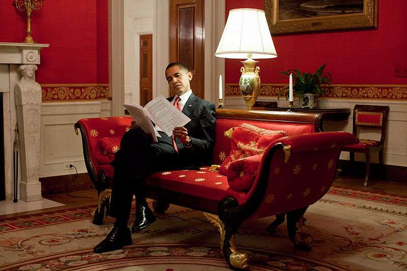 Obama! Reading!
