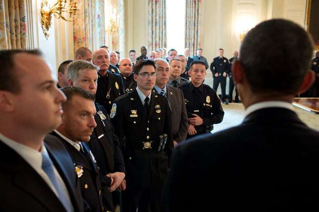 President Obama and police