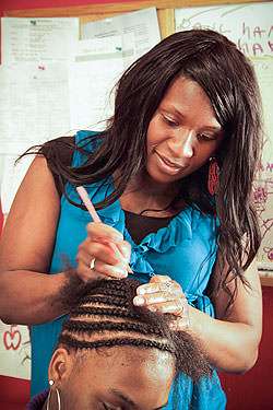 Hair braiding