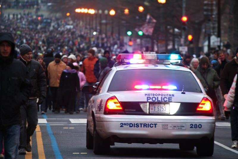 "Look at all those jaywalkers. We're going to need back up to collect their wallets."