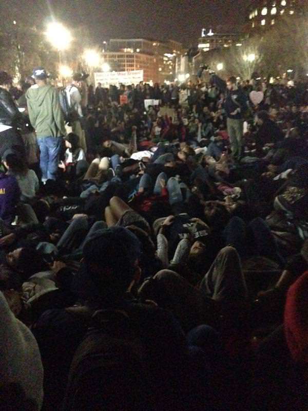 Protesters at the White House