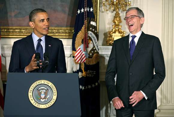 Barack Obama and Tom Wheeler