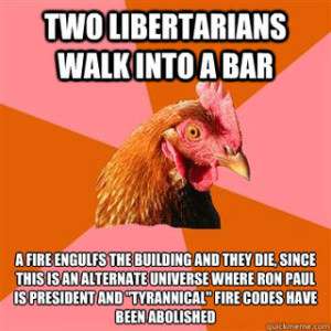 Funny 'cos true! And the bar sells heroin in vending machines. To schoolchildren.