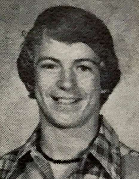 Rand Paul in high school. Note possible puka-bead necklace!
