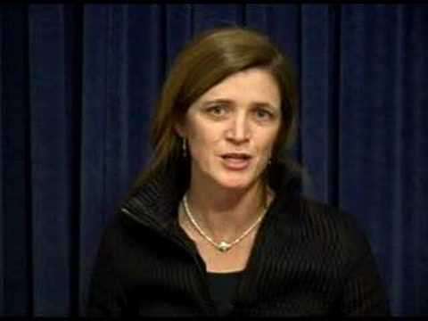 Video of Samantha Power promising the Armenian-American community in 2008 that THIS candidate, dammit, will keep his promise. ||| YouTube