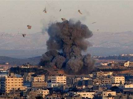 Gaza explodes.