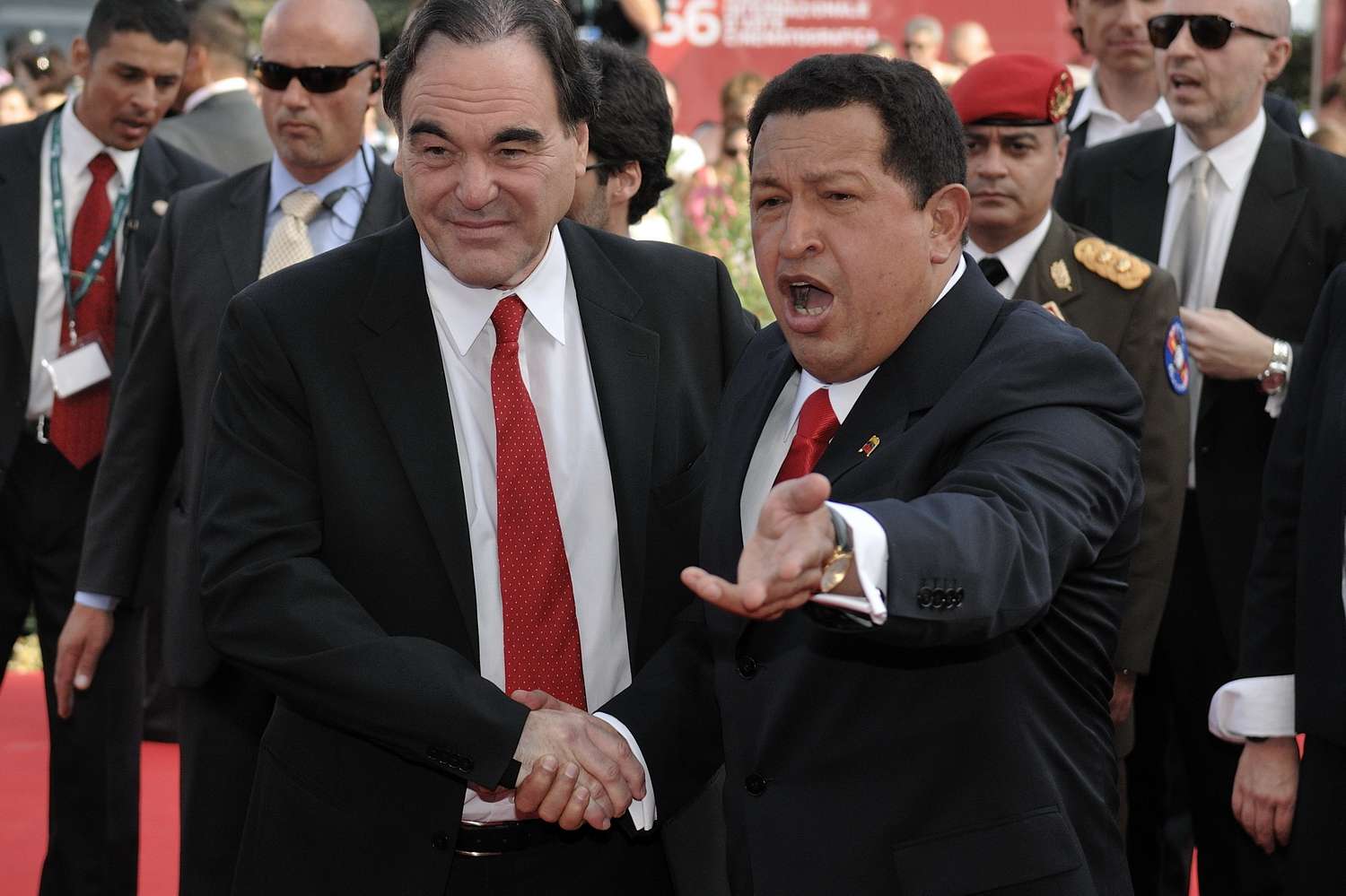 Oliver Stone and Hugo Chavez