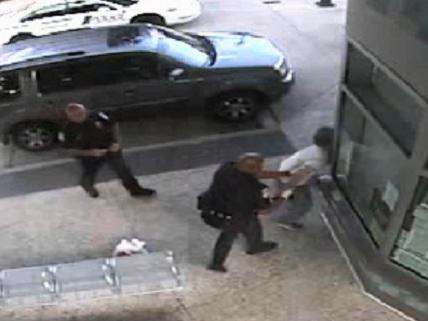 florida's finest beating up a homeless guy