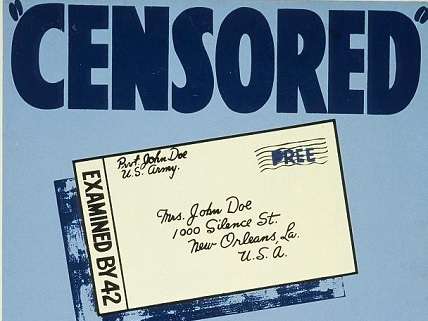 WW1 Propaganda Poster Supporting Censorship