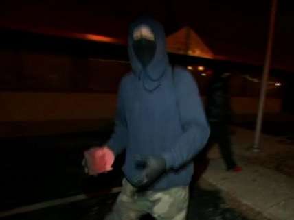 Vandal at Ferguson protests