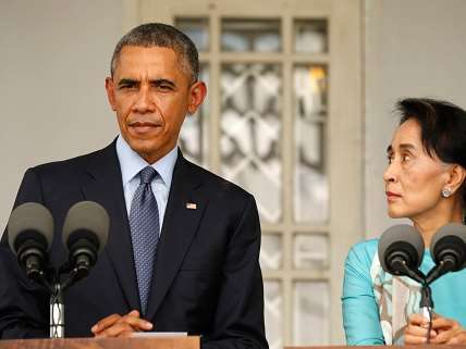 Obama at Myanmar press conference