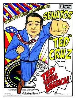 Ted Cruz coloring book