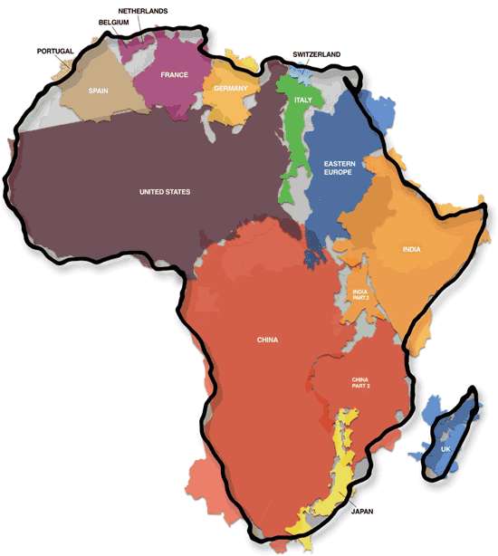 Africa: actually a big place.