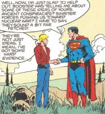 Superman is skeptical.