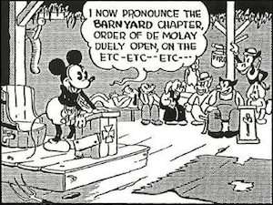 The Disney conspirators meet to plot their legislative strategy.