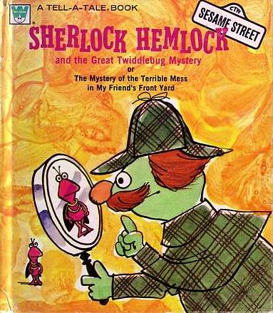 Sherlock Hemlock and the Case of the Image Appearing on His Magnifying Glass at the Wrong Angle