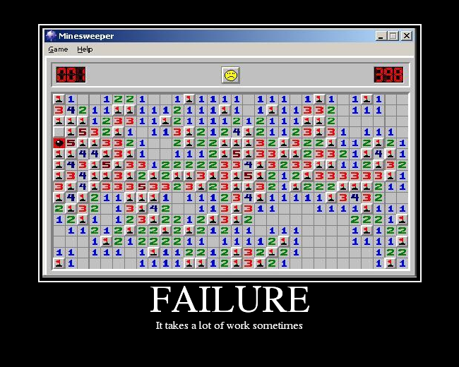 It's a hard game! It's a hard game!