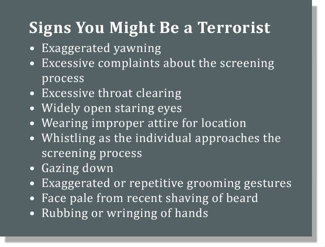 Terrorist Sign