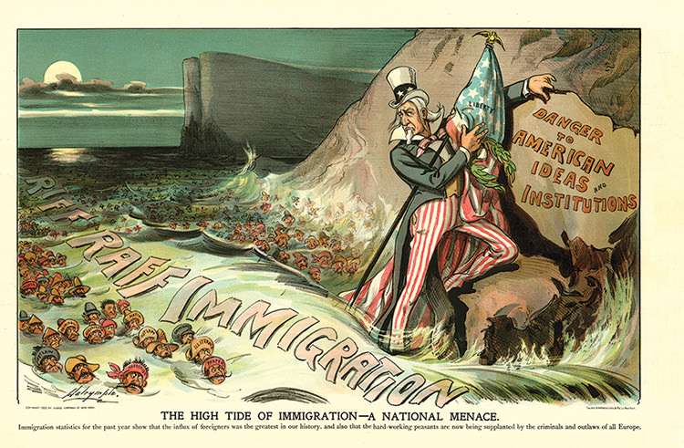 Immigration cartoon