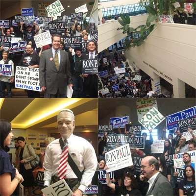 Ron Paul Rally briefly energizes a deadly California Republican Convention. Ron Paul Rally briefly energizes a deadly California Republican Convention.