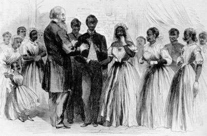 Free people getting married. 