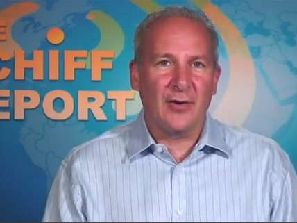 That map suggests Peter Schiff's broadcast is originating somewhere in the Low Countries. 
