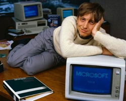 "You should see me with my top down." Bill Gates, ladies man