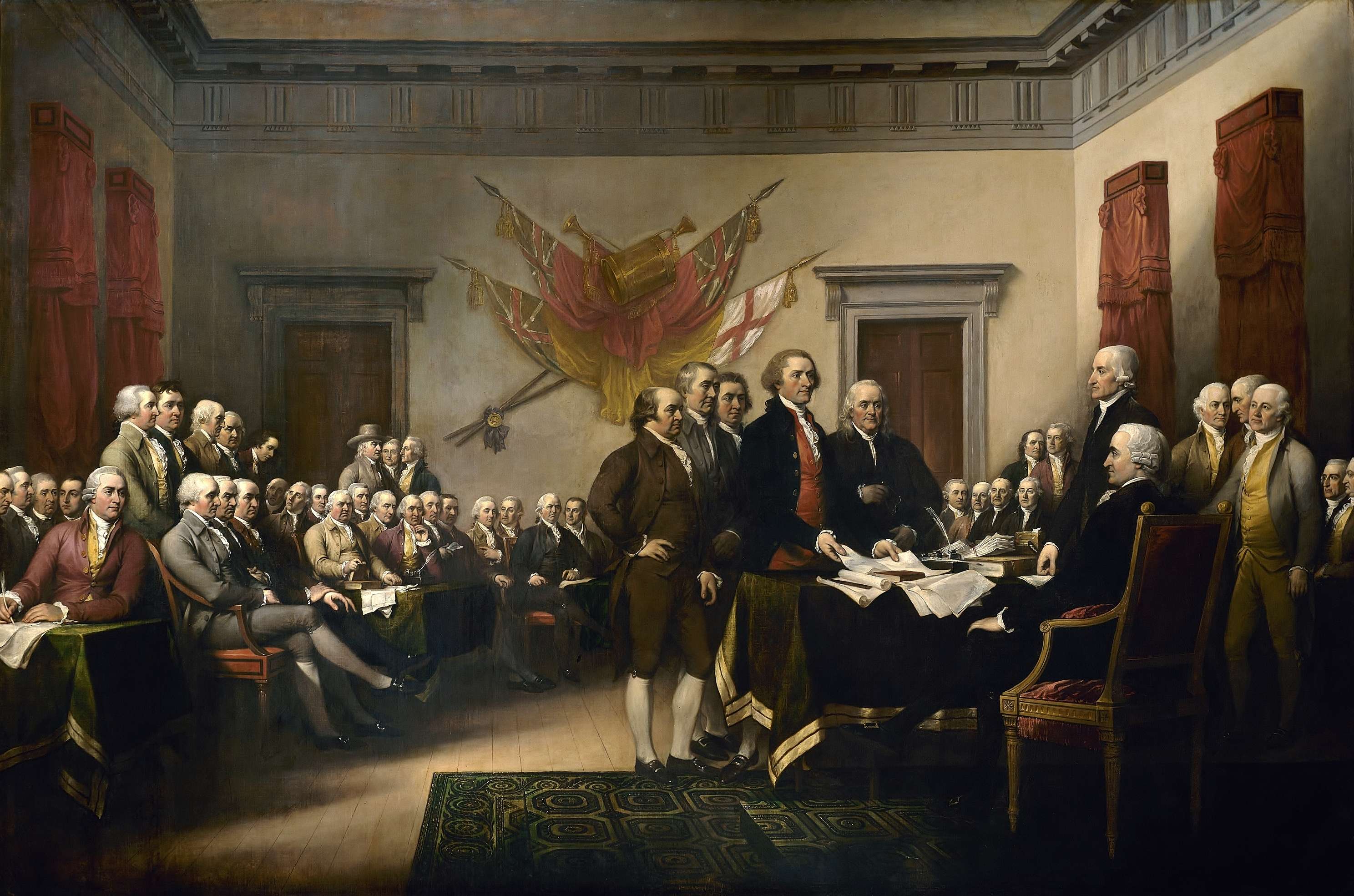 "Declaration of Independence" by John Trumbull.