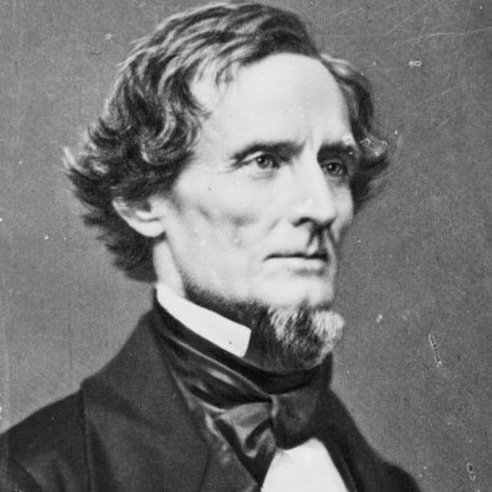 Confederate President Jefferson Davis.