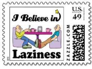 laziness stamp