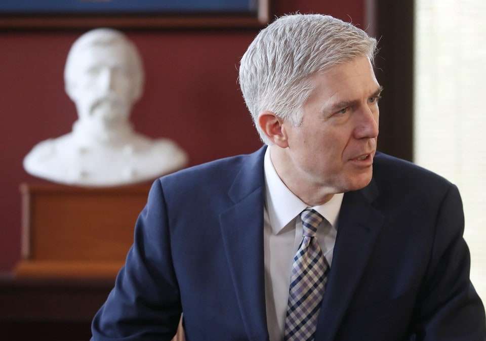 WASHINGTON, DC - MARCH 01: Supreme Court nominee Judge Neil Gorsuch (Photo by Mark Wilson/Getty Images).
