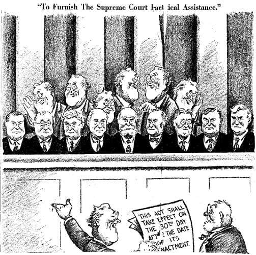 Did fdr pack the supreme sale court