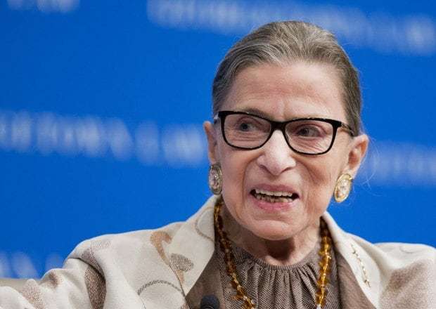 Supreme Court Justice Ruth Bader Ginsburg.