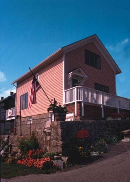 Susette Kelo's famous "little pink house," which became a nationally known symbol of the Kelo case.