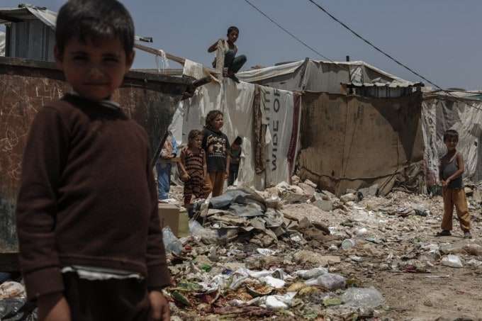 Syrian refugee children in Lebanon ((Sam Tarling/For The Washington Post).