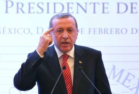 Turkish President Recep Tayyip Erdogan.