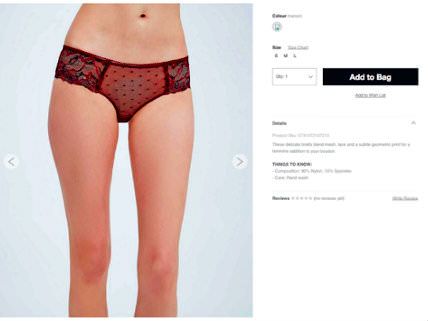 Super-skinny underwear model picture banned from Urban Outfitters website  because of 'unhealthy thigh gap' - Irish Mirror Online