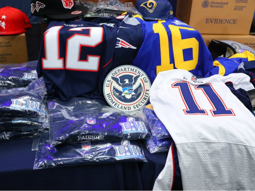 Homeland Security looking for counterfeit NFL gear being sold before Super  Bowl LV